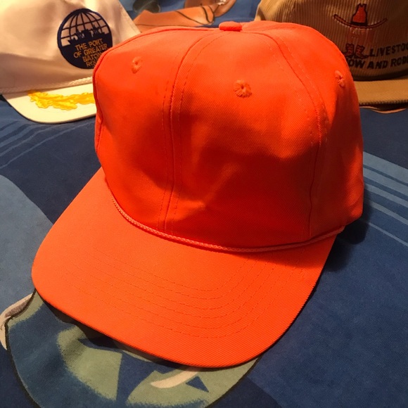Other - Blank hunter orange SnapBack